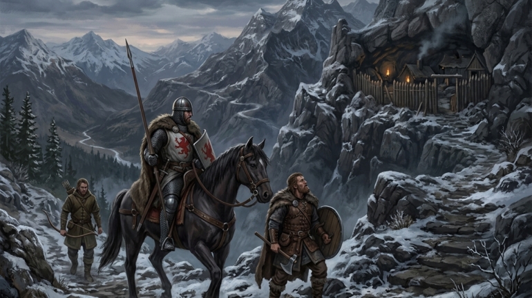 Mount and Blade Warband Dağ Haydutlarının Sığınağı Nerede?